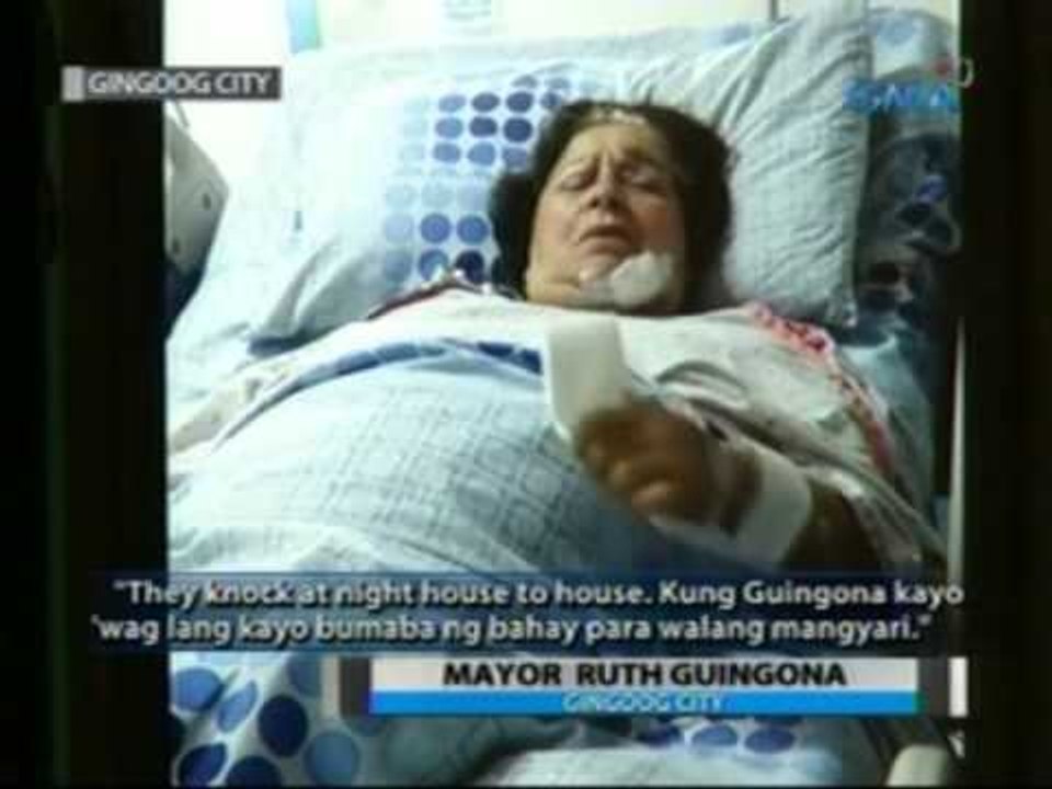 Saksi: Gingoog Mayor Ruth Guingona: may bahid-pulitika ang pamamaril sa kanyang convoy
