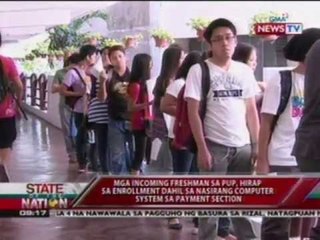 SONA: Computer system sa enrollment payment section ng PUP, pumalya; pila, usad-pagong