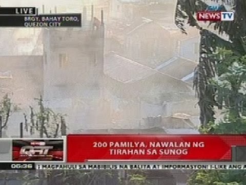 QRT: 200 pamilya sa Brgy. Bahay Toro, QC, nawalan ng tirahan sa sunog