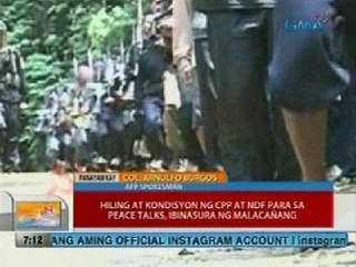 UB: Gobyerno, nananawagan sa mga kandidatio sa eleksyon na huwag magbigay ng campaign fee sa NPA