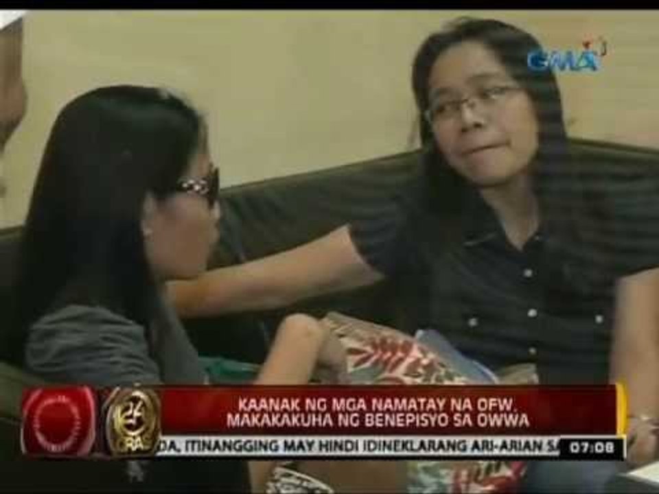 24 Oras: Napagpalit na mga bangkay ng   dalawang OFW, nadala na sa tamang   pamilya
