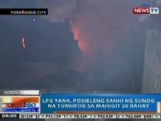 Download Video: NTG: LPG tank, posibleng sanhi ng sunog sa Parañaque City