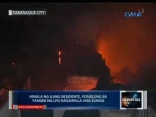 Saksi: Dalawampung bahay sa Parañaque, nasunog