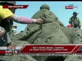 SONA: SUMMER SAYA: Saulog Tagbilaran at   Sand sculpture at Kite Flying competition