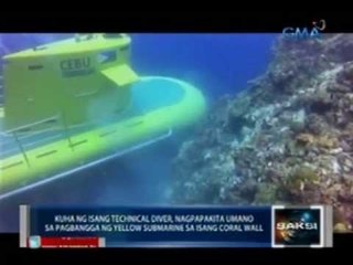 Video, nagpapakita umano sa pagbangga ng Yellow Submarine sa isang coral wall
