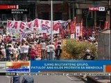 NTG: Ilang militanteng grupo, patuloy ang kilos protesta sa Mendiola