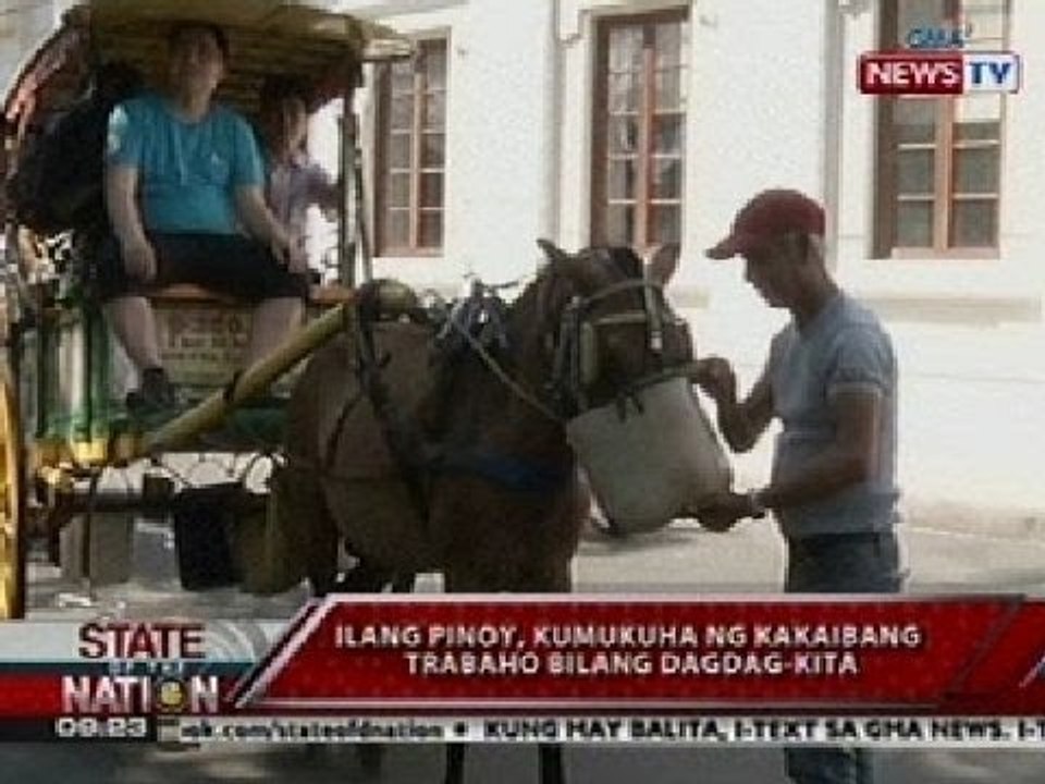 SONA: Ilang Pinoy, kumukuha ng kakaibang   trabaho bilang dagdag-kita