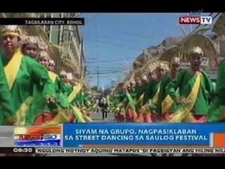 NTG: Siyam na grupo, nagpasiklaban sa street dancing sa Saulog Festival