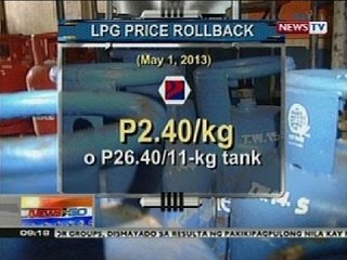 NTG: LPG price rollback (May 1, 2013)