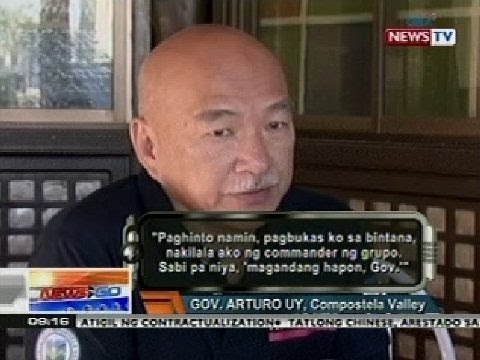 NTG: Convoy ni Compostela Valley Gov. Arturo Uy, hinarang ng NPA
