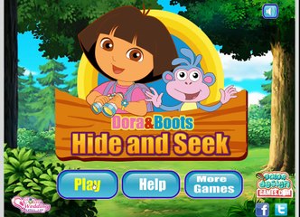 Join Dora and Boots for Fun Hide and Seek Adventure! 🧸