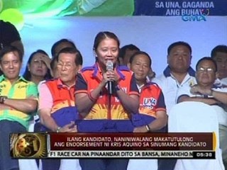 Ilang senatorial candidate ng UNA, minaliit ang pag-eendorso ni Kris Aquino sa ilang kandidato