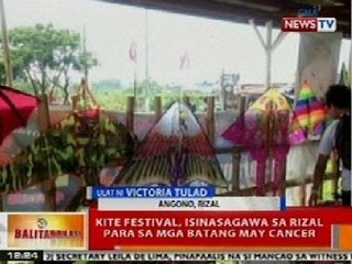 BT: Kite Festival, isinasagawa sa Angono, Rizal para sa mga batang may cancer