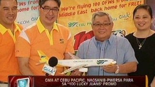 24 Oras: GMA at Cebu Pacific, nagsanib-pwersa para sa 