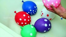Learn Colors With Wet Water Bubbles Balloons Collection | Learn Colors from Balloons Compilation
