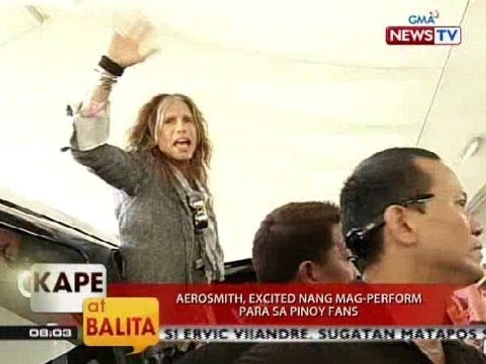 KB: Aerosmith, excited nang mag-perform para sa Pinoy fans