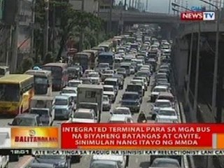 BT: Integrated terminal para sa mga bus na biyaheng Batangas at Cavite, sinimulan nang itayo