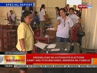 BT: Kredibilidad ng automated elections gamit ang PCOS machines, ibinibida ng COMELEC