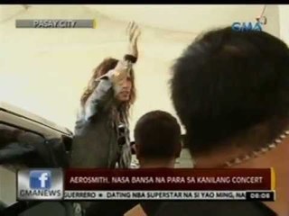 24 Oras: Aerosmith, nasa bansa na para sa kanilang concert