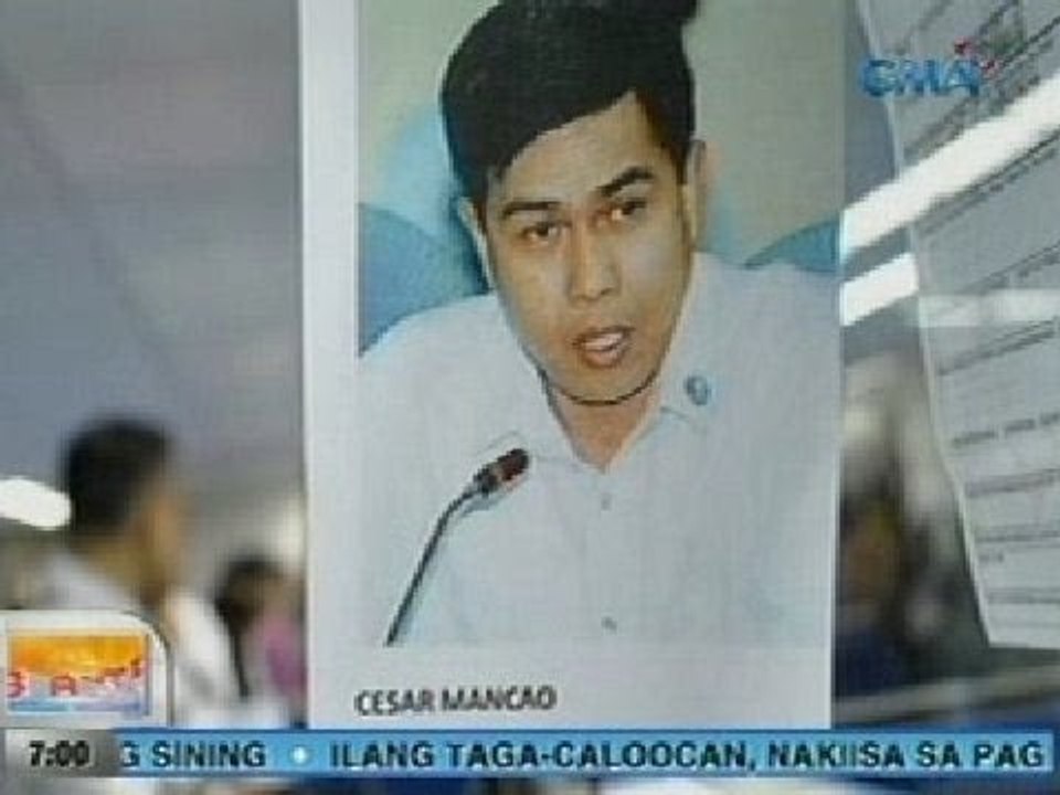 UB: Mancao, tumakas daw sa takot na mapatay sa Manila City Jail