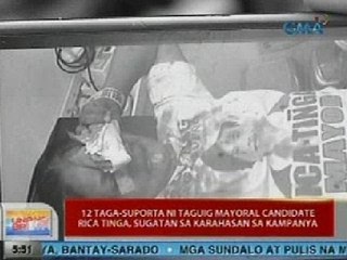 UB: 12 taga-suporta ni Taguig mayoral candidate Rica Tinga, sugatan sa karahasan sa kampanya