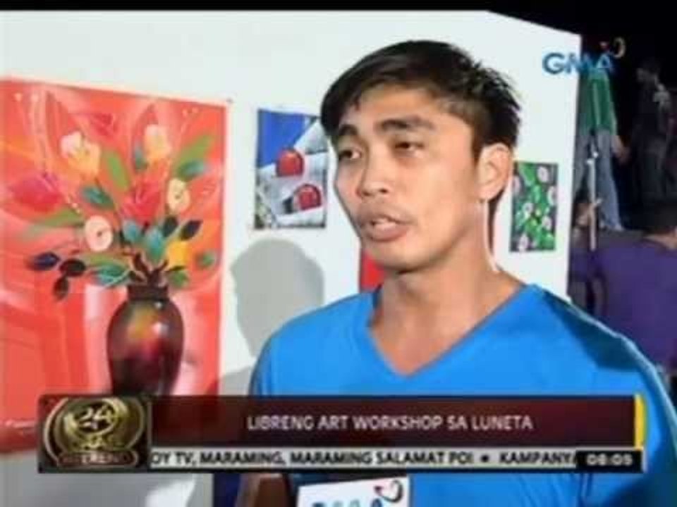 24 Oras: Libreng art workshop sa Luneta