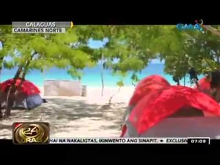 24 Oras: Pinong buhangin at malinaw na   tubig, makikita sa isla ng Calaguas