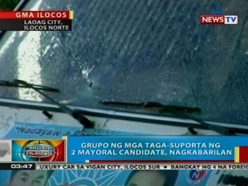 BP: Grupo ng mga taga-suporta ng 2 mayoral candidate sa Pagudgud, Ilocos Norte, nagkabarilan