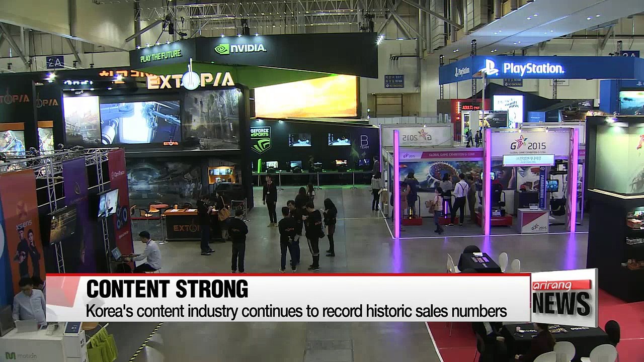 Korea's content industry continues to thrive de...