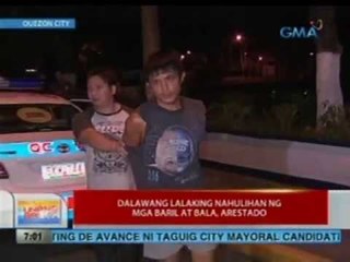 UB: 2 lalaking nahulohan ng mga baril at bala sa QC, arestado