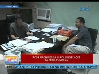 UB: PCOS machines sa 15 polling places sa Cebu, pumalya
