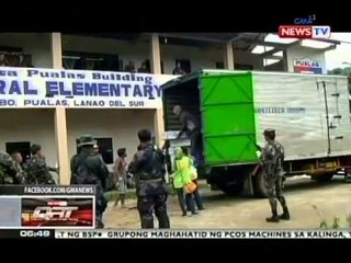 QRT: Pag-deliver ng PCOS machines, naantala dahil sa ulan