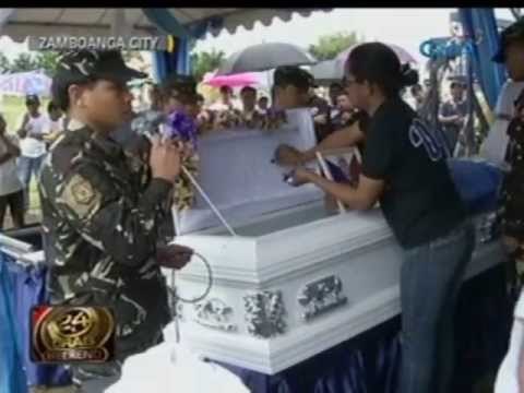 24 Oras: Sundalong nasawi sa engkwentro sa mga miyembro ng Abu Sayyaf, inilibing na