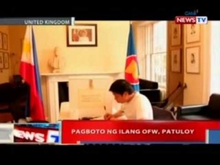 NTVL: Pagboto ng ilang OFW sa United Kingdom, patuloy