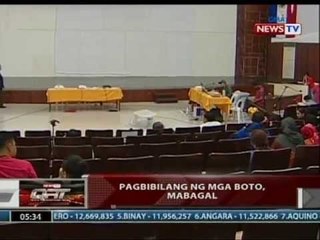 QRT: Pagbibilang ng mga boto sa Maguindanao, mabagal