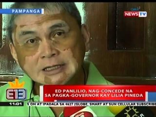 NTL: Ed Panlilio, nag-concede na sa pagka-governor kay Lilia Pineda sa Pampanga