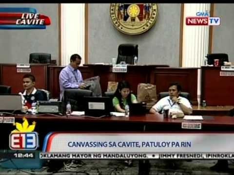 BT: Canvassing sa Cavite, patuloy pa rin