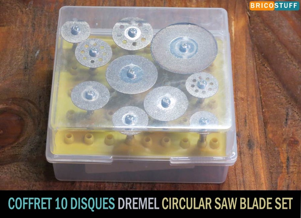 set 10 disques diamants à tronçonner pour outil rotatif Dremel rotary tool accessories