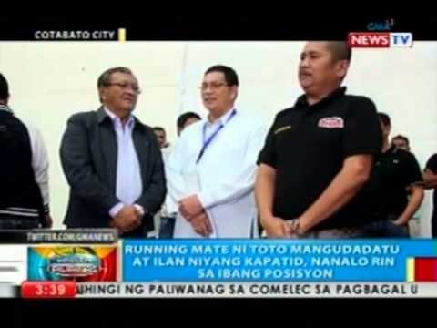 BP: Maguindanao Gov. Toto Mangudadatu, muling nanalo