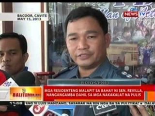 Mga residenteng malapit sa bahay ni Sen. Revilla, nangangamba dahil sa mga nakakalat na pulis