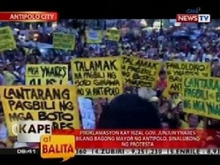 KB: Proklamasyon kay JunJun Ynares bilang bagong Mayor ng Antipolo, sinalubong ng protesta