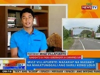 NTG: Migz Villafuerte: Masarap na masakit na makatunggali ang sarili kong lolo