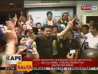 KB: Proklamasyon sa bagong halal na opisyal ng Calamba, Laguna, inabot ng madaling araw