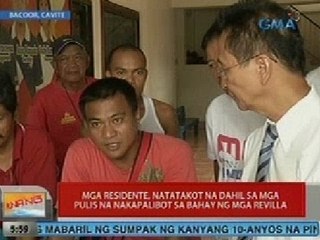 UB: Mga taga Bacoor, natatakot na dahil sa mga pulis na nakapalibot sa bahay ng mga Revilla