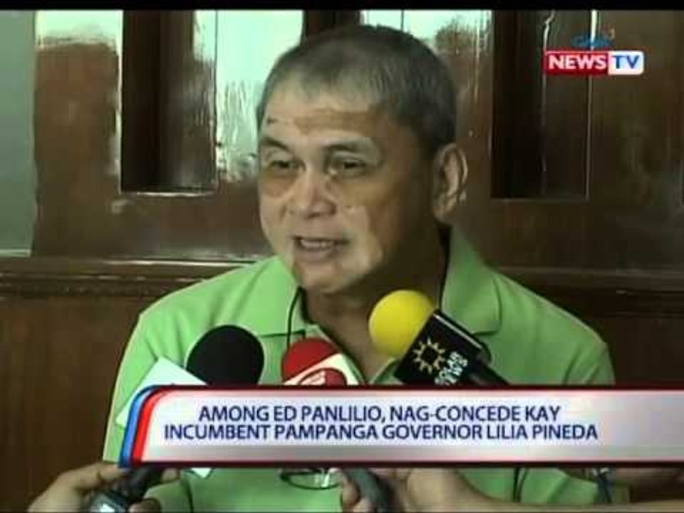 SONA: Among Ed Panlilio, nag-concede kay incumbent Pampanga Gov. Lilia Pineda