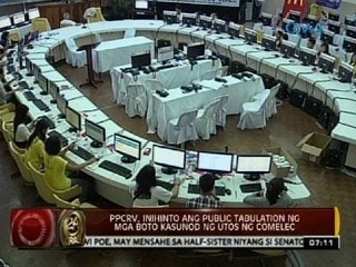 24 Oras: PPCRV, inihinto ang public tabulation ng mga boto kasunod ng utos ng Comelec