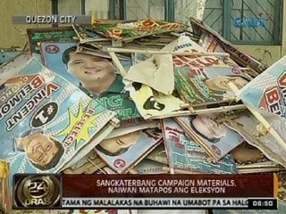 24 Oras: MMDA: Mga kandidatong 'di maglilinis ng campaign materials, 'di dapat iproklama