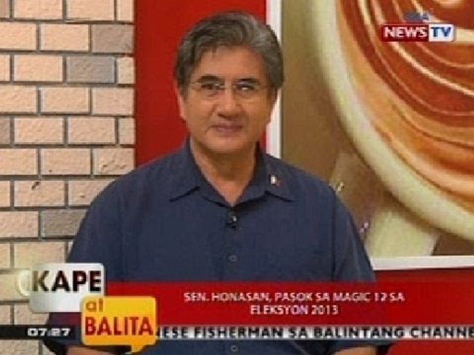 KB: Panayam kay Senator-elect Gringo Honasan (May 20, 2013)