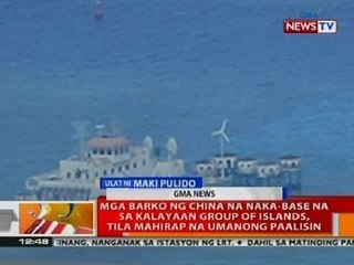 BT: Mga barko ng China na naka-base na sa Kalayaan Group of Islands, mahirap paalisin