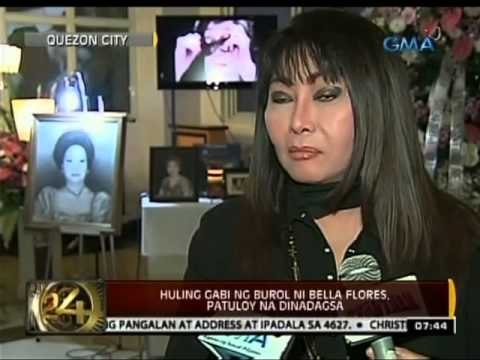 24 Oras: Huling gabi ng burol ni Bella Flores, patuloy na dinadagsa